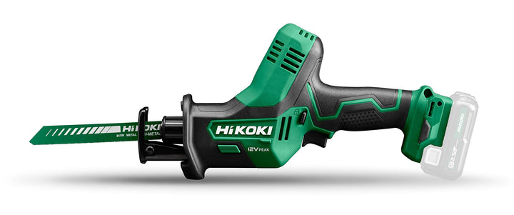 HIKOKI Akku Säbelsäge CR12DA (12V, Schnittkapazität von 50 mm, PL-System, im Karton, ohne Akku und L