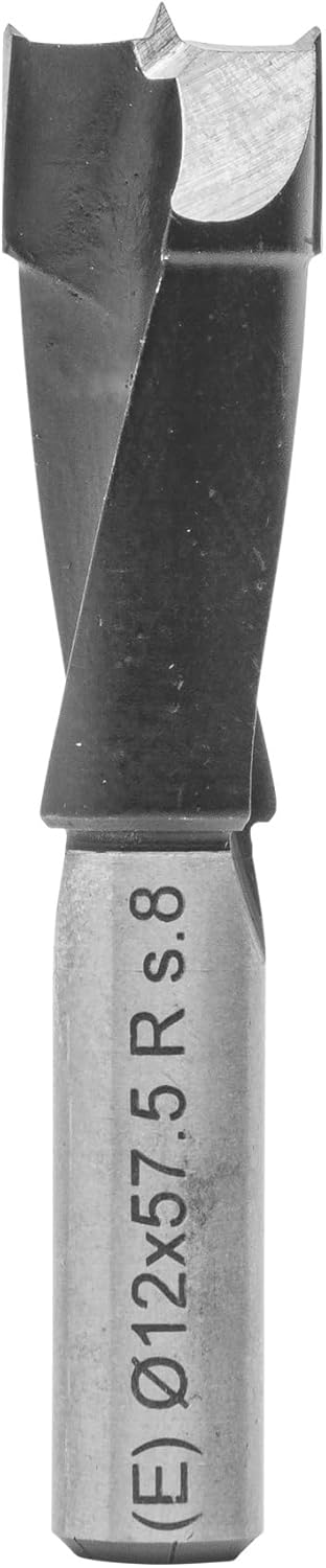 ENT 24004 Dübelbohrer HW, Schaft (S) 8 mm, Durchmesser (D) 12 mm, NL 30 mm, SL 27 mm, L 57 mm, spezi
