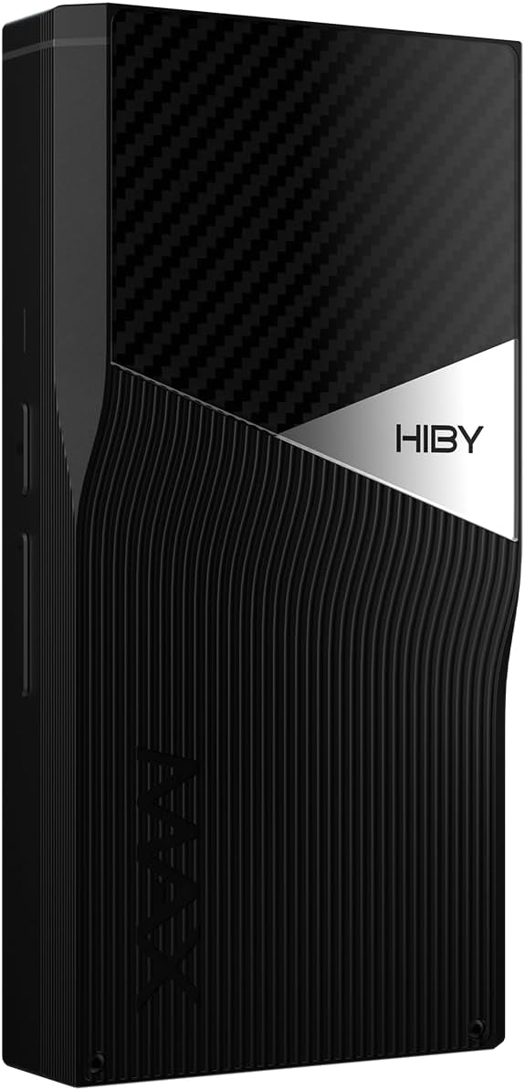 HiBy R6 Pro Max tragbarer HD verlustfreier Musik-Player (schwarz), Schwarz