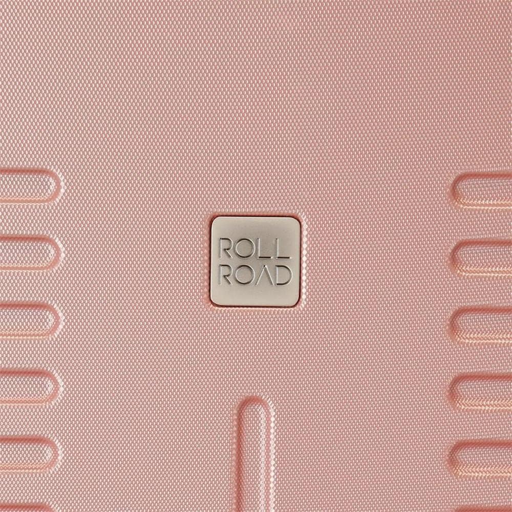 Roll Road India Kulturbeutel, anpassbar, mit Umhängetasche, Rosa, 29 x 21 x 15 cm, starr, ABS 9,14 l