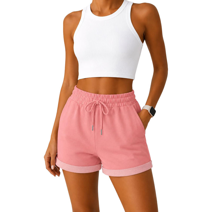 Smith &amp; Solo Kurze Hose Damen - Shorts Sommer Hosen, Laufhose Kurz Sporthose, Trainingshose Sportsho