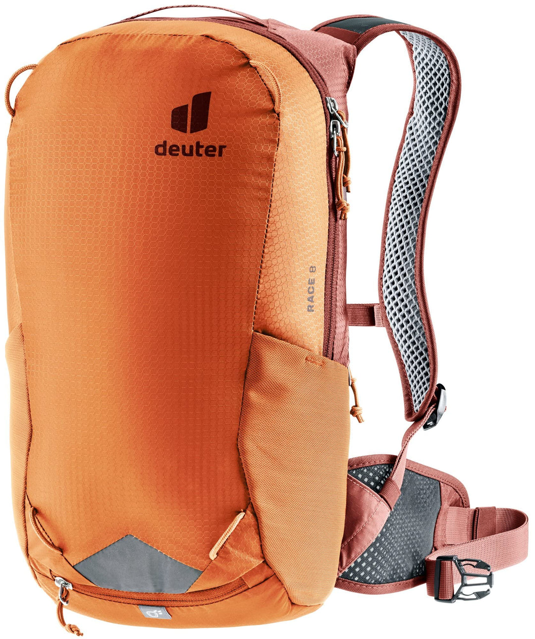 deuter Unisex Race 8 Fahrradrucksack (1er Pack) 8 L Chestnut-redwood, 8 L Chestnut-redwood