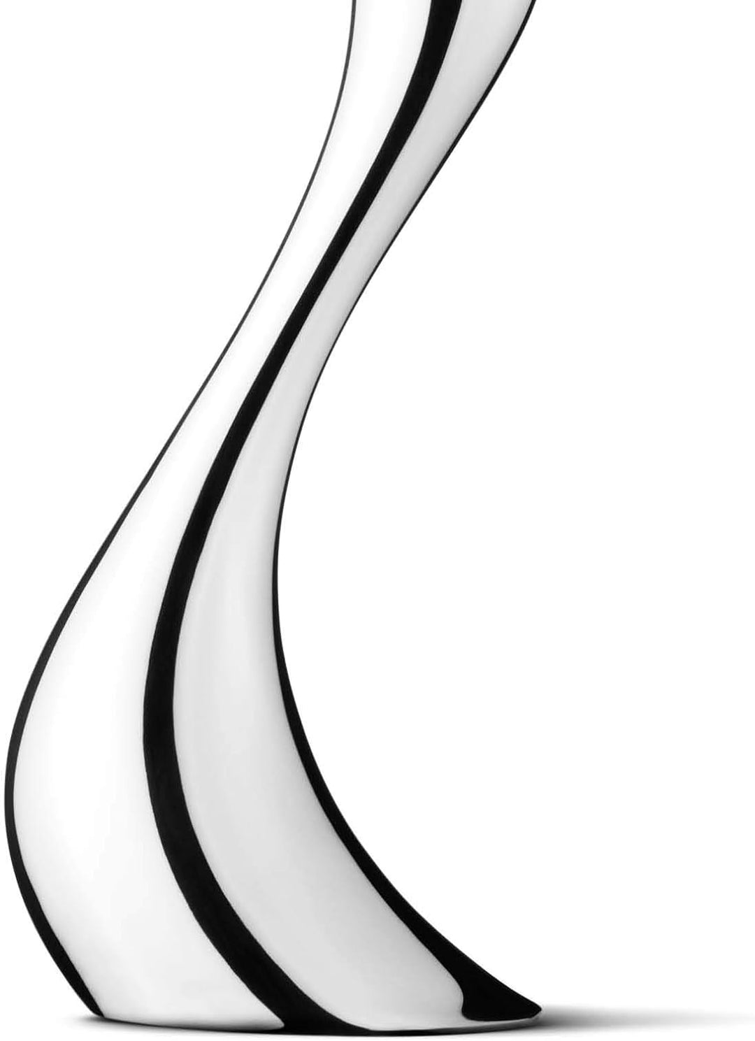Georg Jensen Cobra Kerzenständer Edelstahl, Set von 3 Steel Silver, Steel Silver