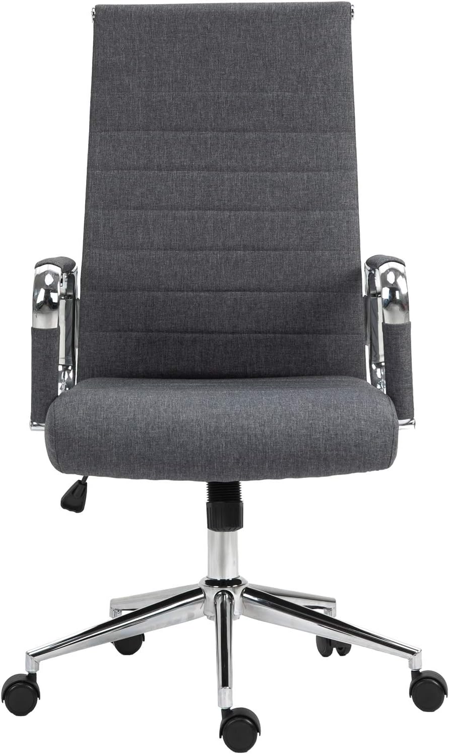 SVITA Office Comfort Bürostuhl Drehstuhl Chefsessel Schreibtischstuhl Stoffbezug Dunkelgrau Dunkelgr