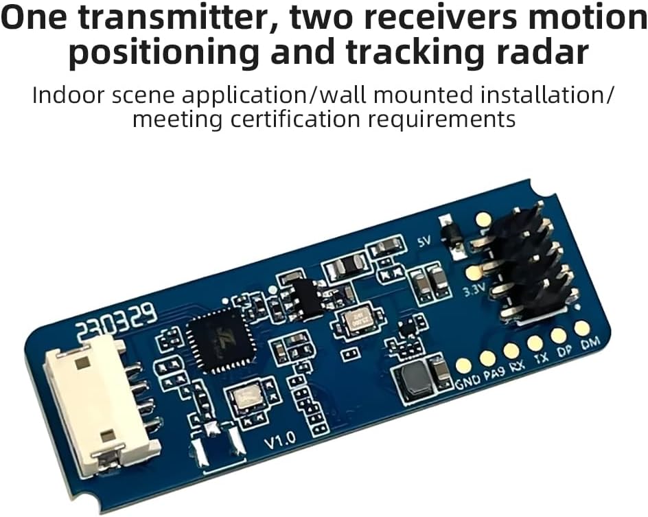 JMT HLK-LD2450 24 GHz Flugbahnsensor, ISM Smart Home, menschliche Bewegungsverfolgung, Ra·DAR Indukt