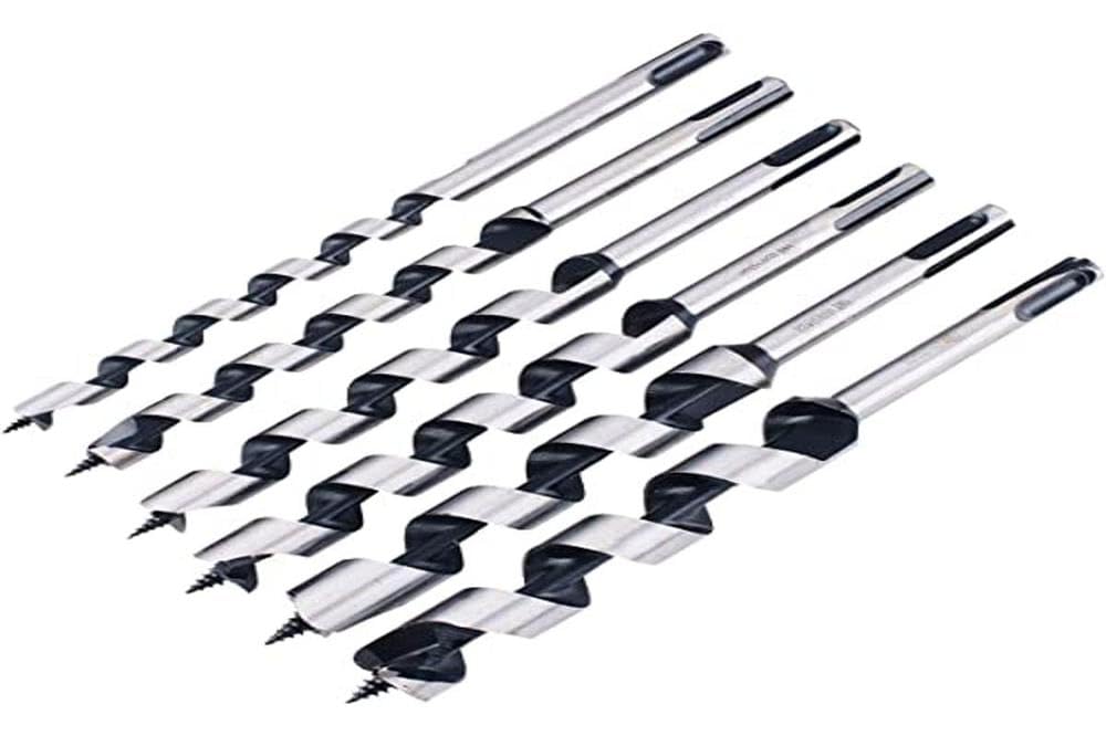 AUGER WOOD DRILL BIT SET 6PC 1020MM SDS