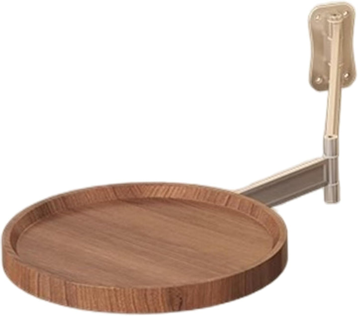 Wandmontierter Tisch, an der Wand montierter Klapptisch, verstellbarer, platzsparender kleiner runde