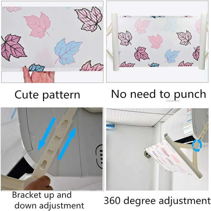 DOOGDOOG AIRE Acondicionado Deflector de AIRE Acondicionado einziehbar Deflexón de 180 Grad