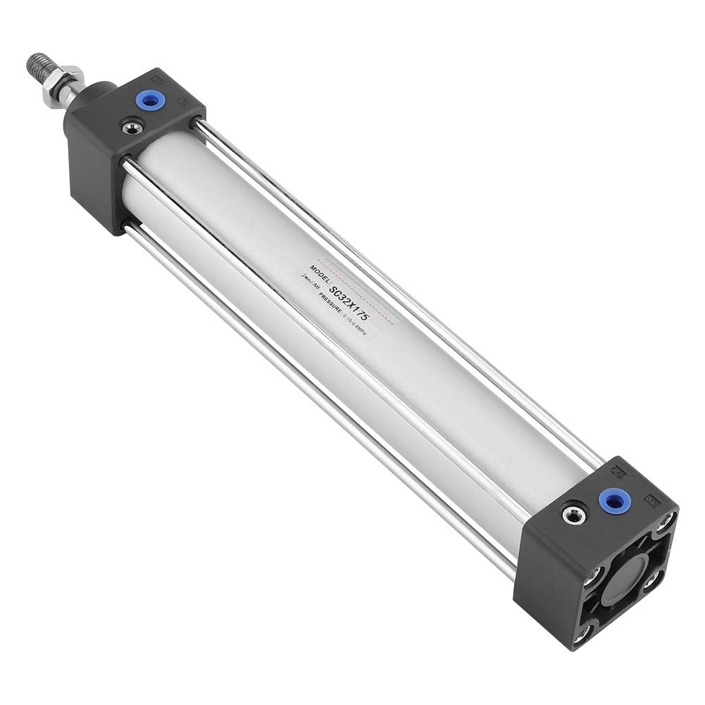 Pneumatikzylinder, 32 mm Bohrung 200 mm Hub Pneumatikzylinder Doppelwirkend und Einzelstangen Arbeit