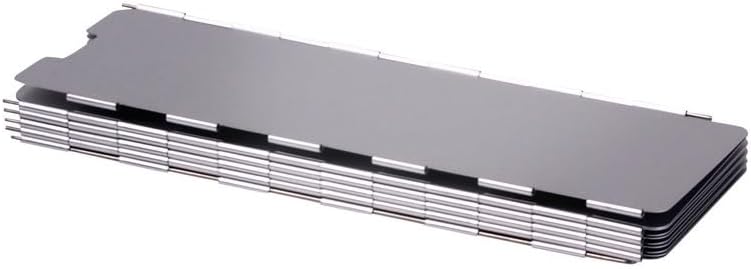 Camp4 Falt-Windschutz für Kocher, Höhe 30cm, Aluminium