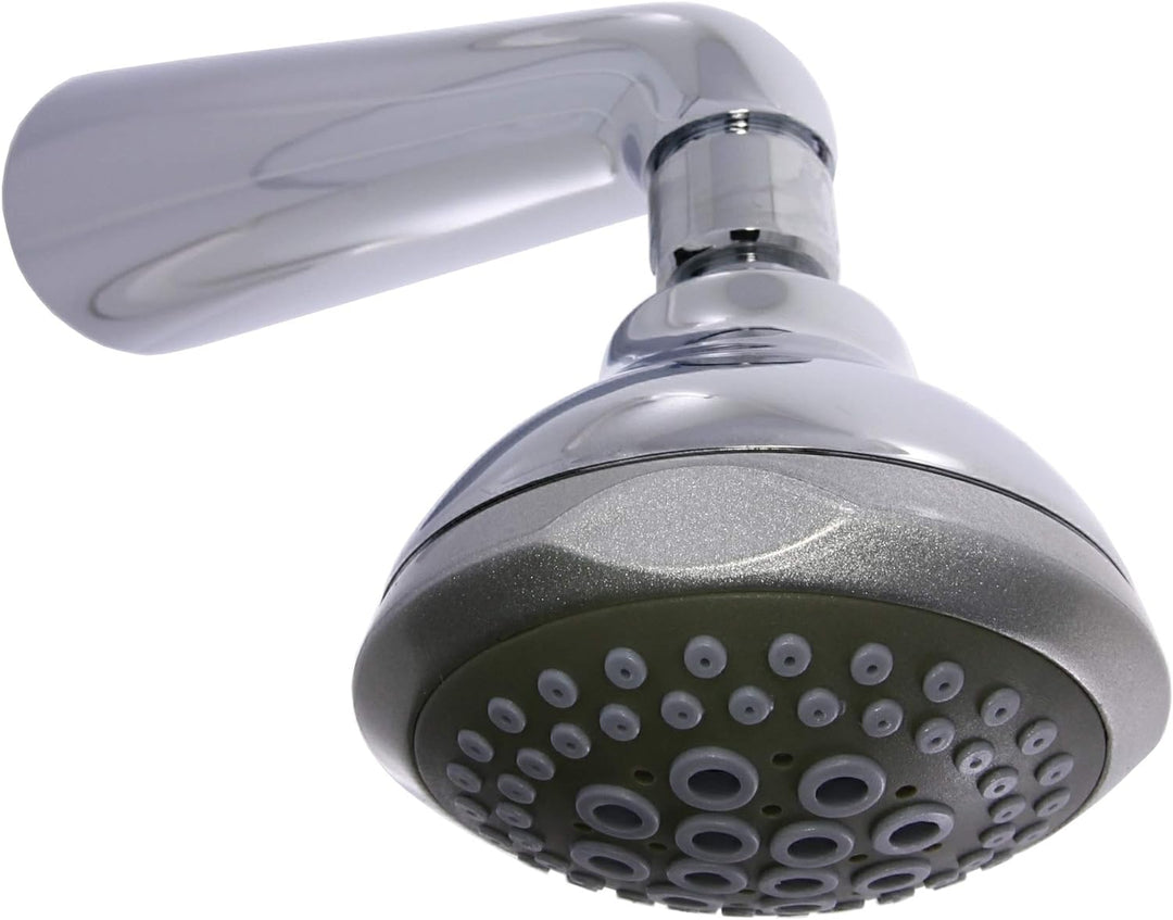 Duschkopf Set Wandarm mit Brausekopf mit Antikalkdüsen/Kopfbrause Wandbrause