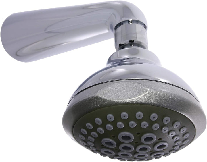 Duschkopf Set Wandarm mit Brausekopf mit Antikalkdüsen/Kopfbrause Wandbrause