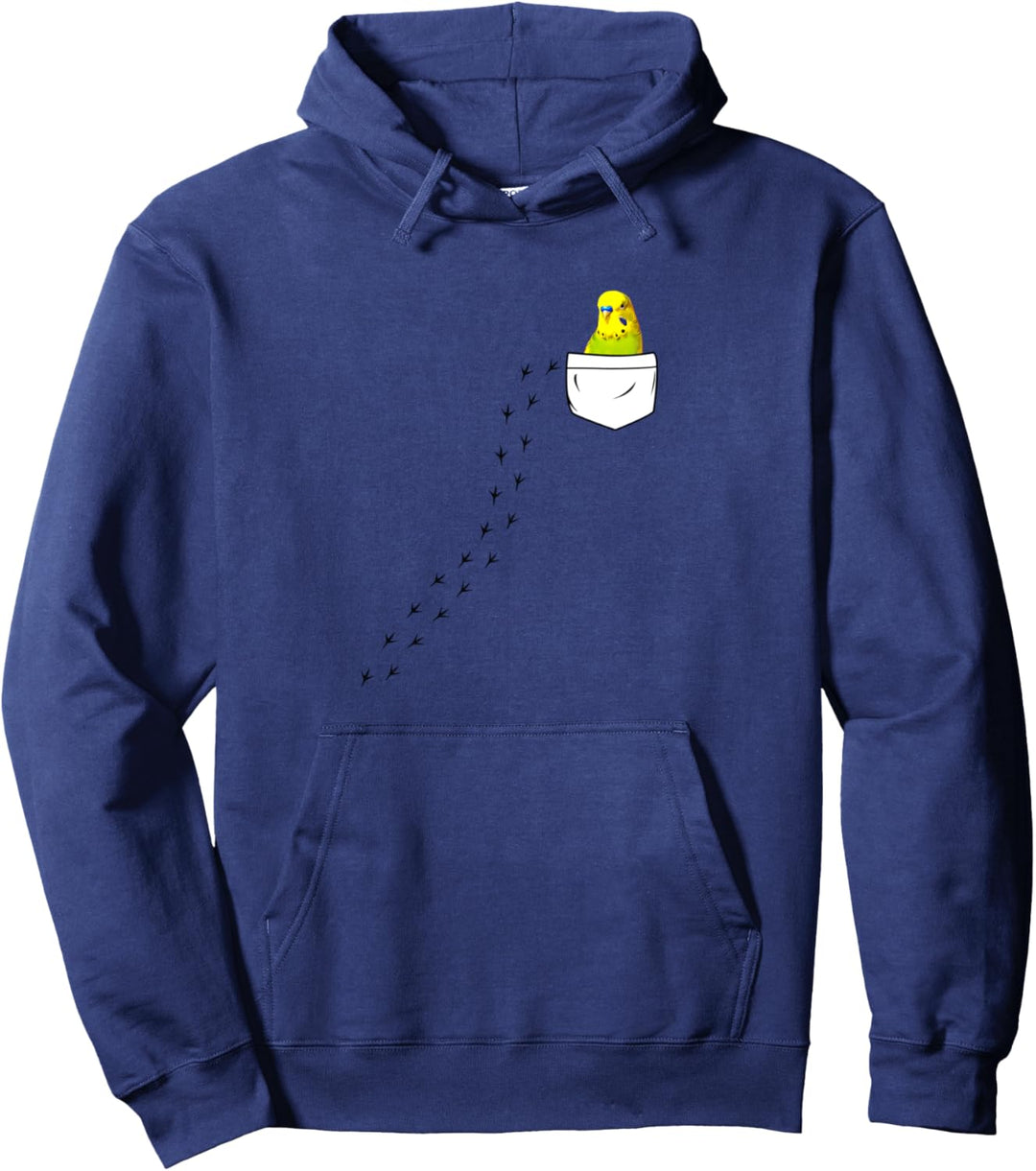 Wellensittich Figur Brusttasche Welli Wellensittiche Pullover Hoodie