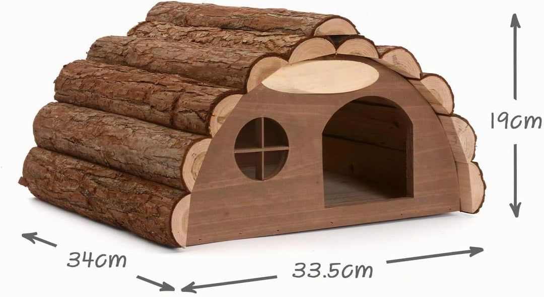CKB LTD Holzhaus für Igel oder Meerschweinchen – Outdoor Schuppen – Hotel kann auch für den Wintersc