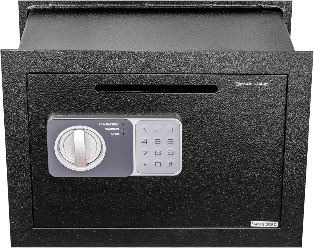 Genie Hand – Elektronischer Wandtresor Mit Einwurfschlitz – B-Klasse-Schloss– Anti-Bounce-Technologi