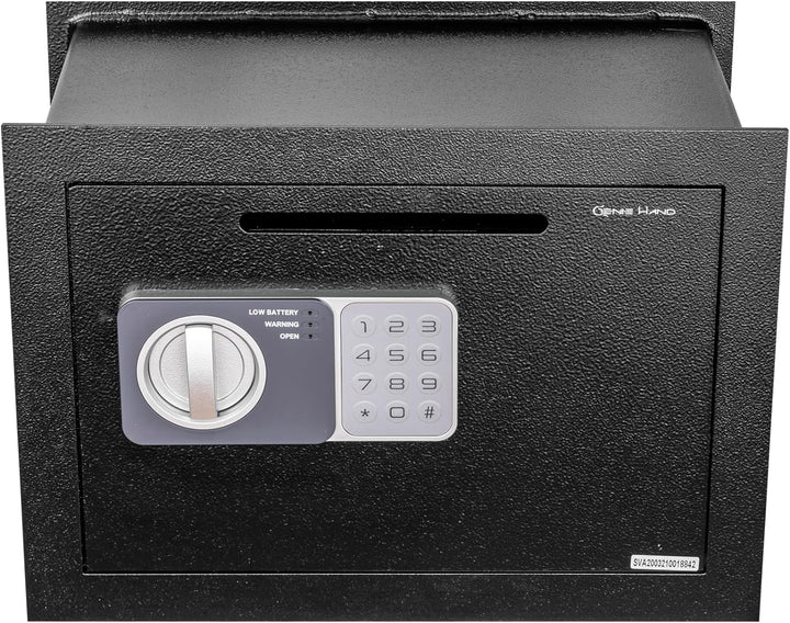 Genie Hand – Elektronischer Wandtresor Mit Einwurfschlitz – B-Klasse-Schloss– Anti-Bounce-Technologi