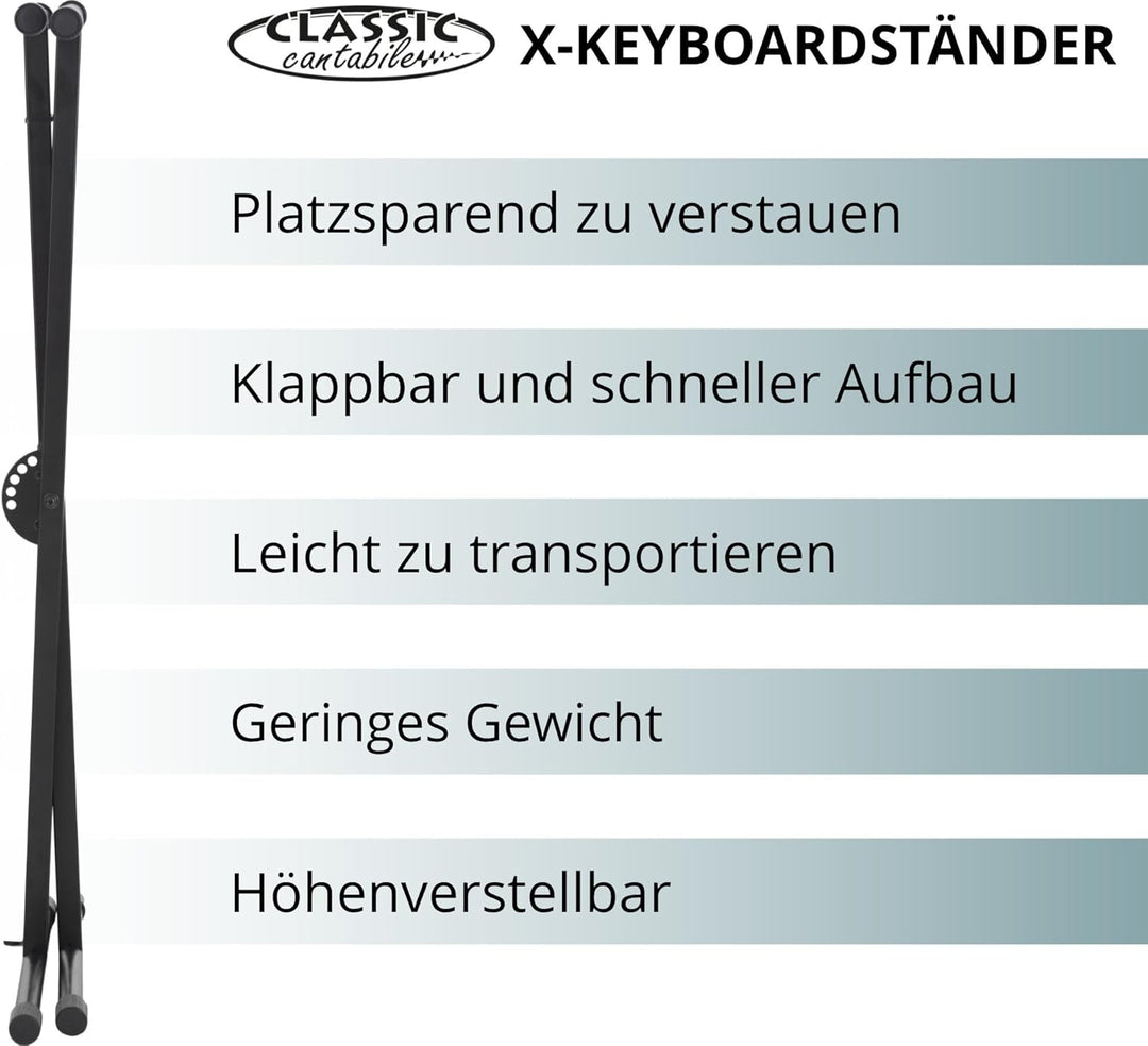 McGrey LK-6120-MIC Keyboard Set - Einsteiger-Keyboard mit 61 Leuchttasten - 255 Sounds und 255 Rhyth