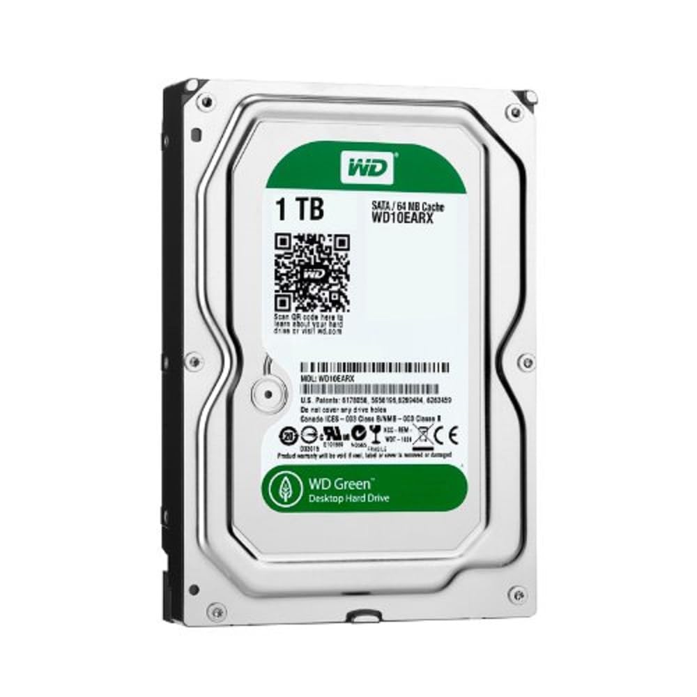 Western Digital WD10EARX 1TB interne Festplatte (8,9 cm (3,5 Zoll), 5400rpm, 64MB Cache, SATA III) g