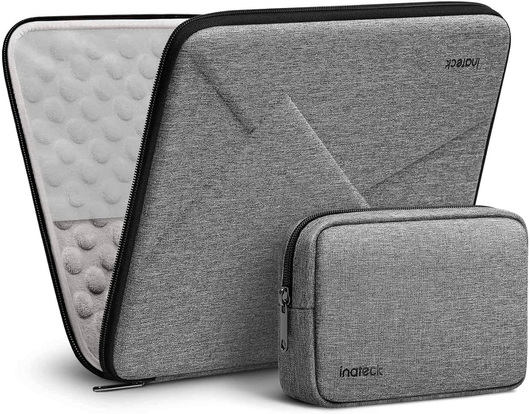 Inateck Superstarke Laptophülle Tasche Kompatibel mit MacBook Air 13 M2/M1 2022-2018, MacBook Pro 13