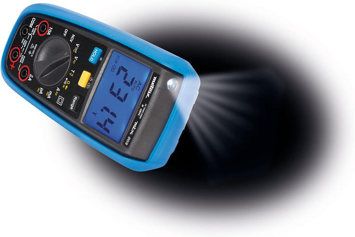 Metrix MTX 203 Hand-Multimeter digital Spritzwassergeschuetzt (IP54) CAT III 600V Anzeige (Counts):,