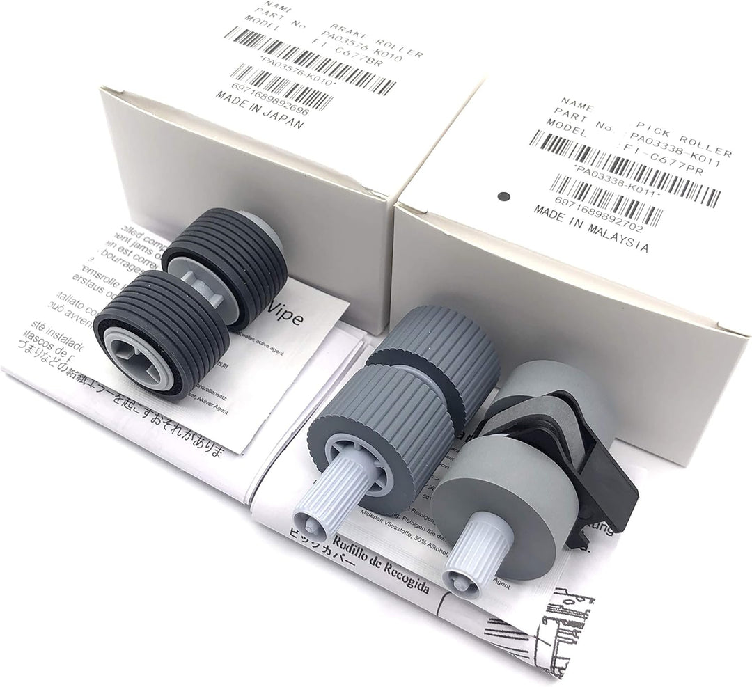 OKLILI 5SET X PA03338-K011 PA03576-K010 / PA03338-K010 Pick Roller + Bremse Roller Pickup Roller Kom