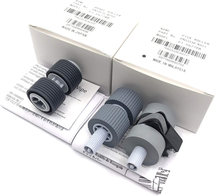 OKLILI 5SET X PA03338-K011 PA03576-K010 / PA03338-K010 Pick Roller + Bremse Roller Pickup Roller Kom