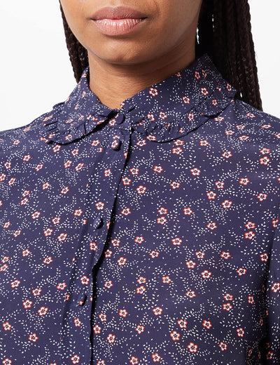 Seidensticker Damen Bluse - Fashion Bluse - Regular Fit - tailliert - Hemd Blusen Kragen - Bügelleic