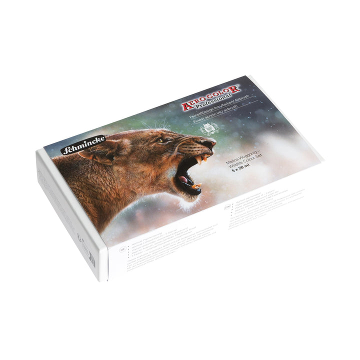 Schmincke - AERO COLOR® Professional, Kartonset mit 5 x 28 ml, 81 716 097, feinst-flüssige, farbstar