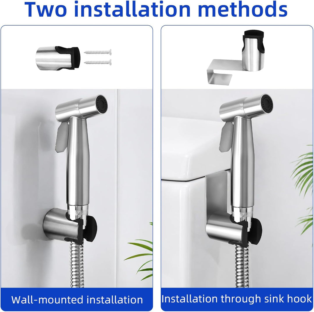 Bidet Handbrause Bidet Handbrause Set Aus Edelstahl für WC Bidet-Hand Gehalten Sprayer Edelstahl Mit