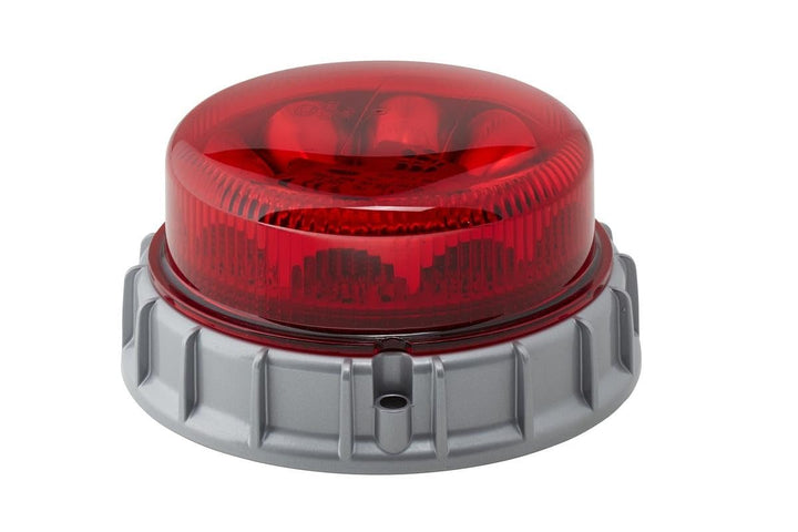 HELLA - LED-Blitz-Kennleuchte - K-LED 2.0 F - 12/24V - rot - Schraubanschluss/Anbau - 2XD 011 557-12