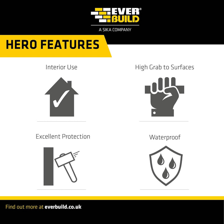 Everbuild Roll and Stroll Hartflächenschutz | selbstklebender Bodenschutz — Blau — 600 mm x 75 m 600