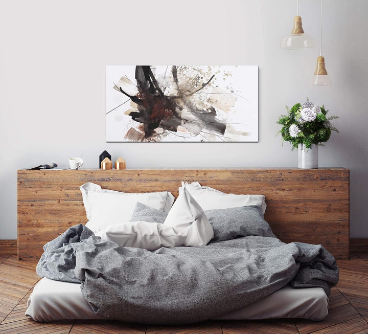 Paul Sinus Art Abstrakte Kunst Wandbild in verschiedenen Grössen Wähle Deine Grösse 80x120cm 80 x 12
