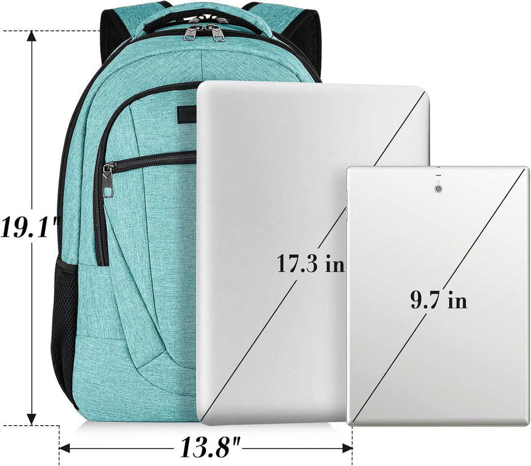 BIKROD Rucksack Herren und Damen, Schulrucksack Jungen Mädchen Teenager, Wasserdicht Rucksack | 17.3