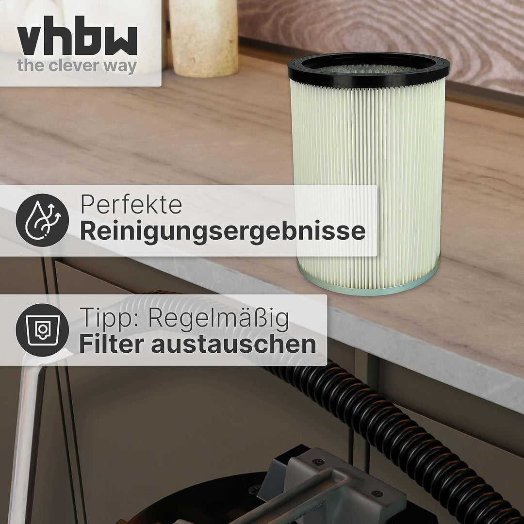 vhbw 2x Faltenfilter kompatibel mit Kärcher NT 70/2 Professional *EU