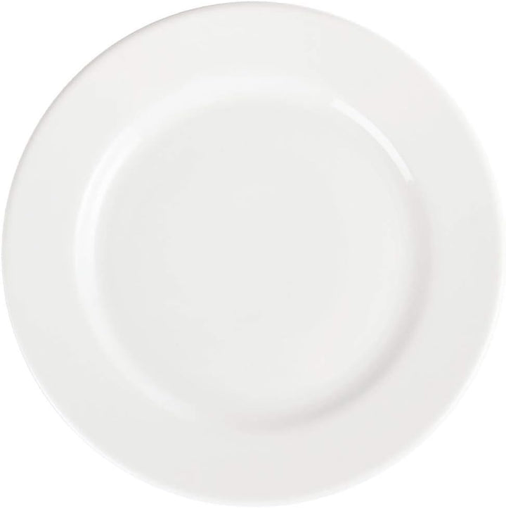 Olympia Whiteware Service-Teller mit breitem Rand, 310 mm, Porzellan, innovativ, 6 Stück 310(Ø)mm/ 1