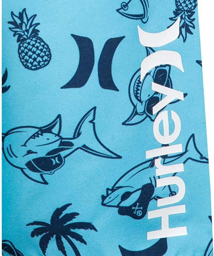 Hurley Jungen Hrlb Shark Paradise Set Board-Shorts 2 Jahre Blau (Blue Gaze), 2 Jahre Blau (Blue Gaze