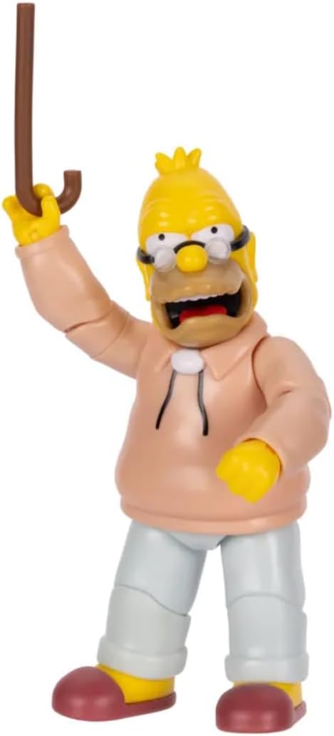 The Simpsons Grampa Simpson mit Gehstock, 12,7 cm