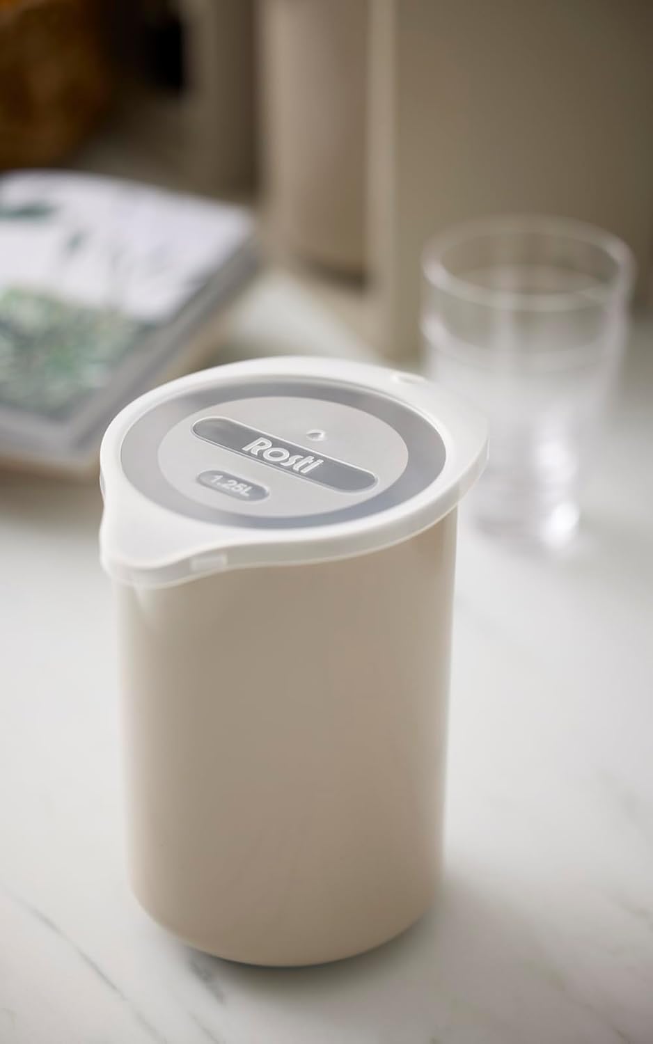 Rosti NEW Classic Rührbecher mit Deckel 1,25 Liter Humus Humus 1250 ml, Humus 1250 ml