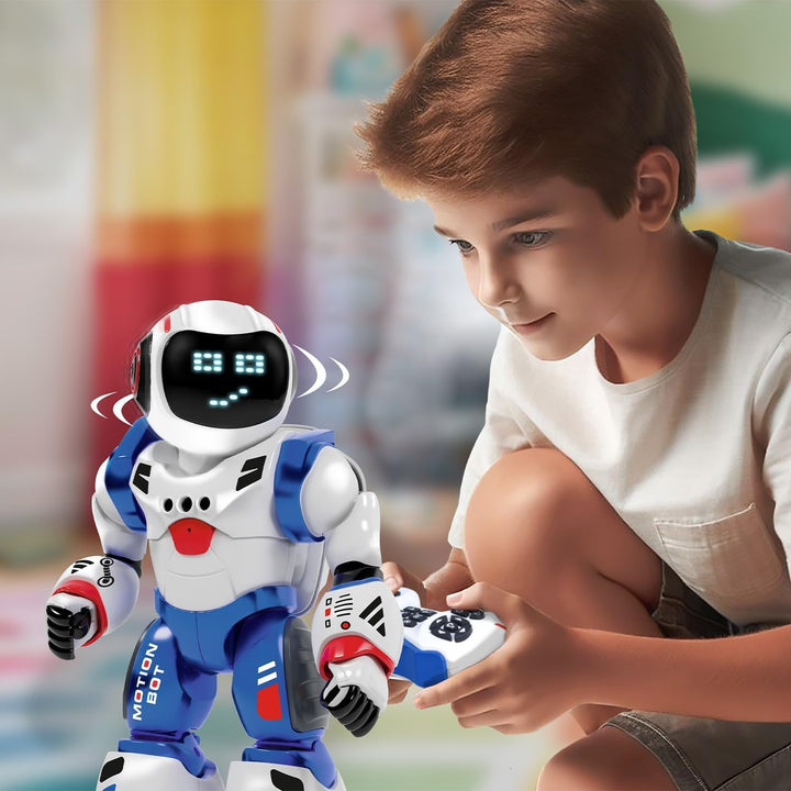 Xtrem Bots - Bruce | Roboter Kinder | Roboter Spielzeug Mit 20 Gesichtsausdrücken | Robot Programmie