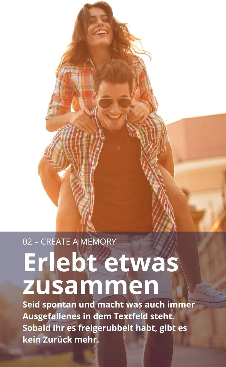 Die Challenge® Erlebnisbuch mit 40+ Abenteuern und Dates für Paare – Interaktives Fotobuch mit Rubbe