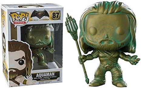 Pop! Heroes: Batman Vs. Superman - Aquaman Bronzed Patina #87 Vinyl Figure