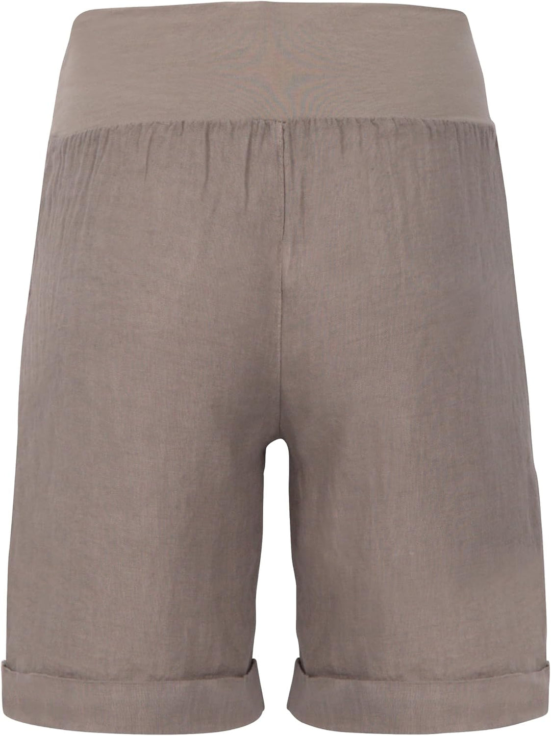Malito Damen Bermuda aus Leinen | lässige Kurze Hose | Shorts für den Strand | Pants - Hotpants 6822