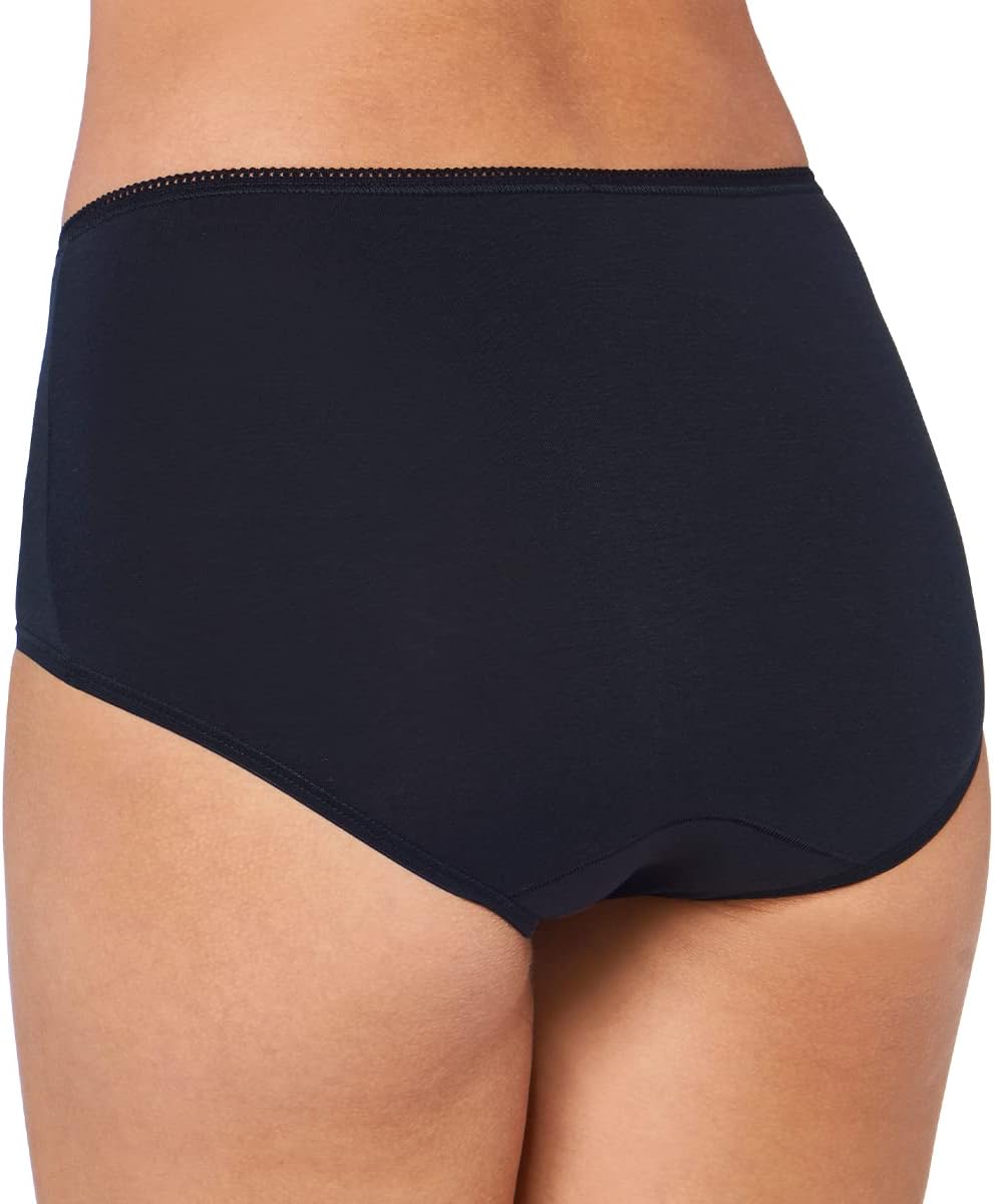 Sloggi Damen Slip (3er Pack) 40 6 X Schwarz, 40 6 X Schwarz