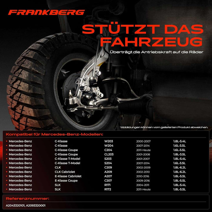 Achsschenkel Radaufhängun Vorne Links für C-Klasse W203 W204 C204 CL203 S203 S204 CLK C209 A209 E-Kl