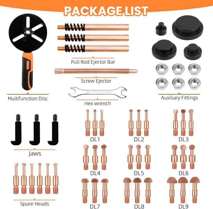 55-IN-1 Lagerabzieher Set, Universal Innenlager Abzieher, Radlager Werkzeug, Inneres äusseres Lagert