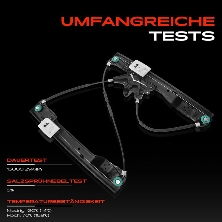 Frankberg 2x Fensterheber Vorne Links Rechts BM51A23200 | Kompatibel mit Focus III, Focus III Stufen