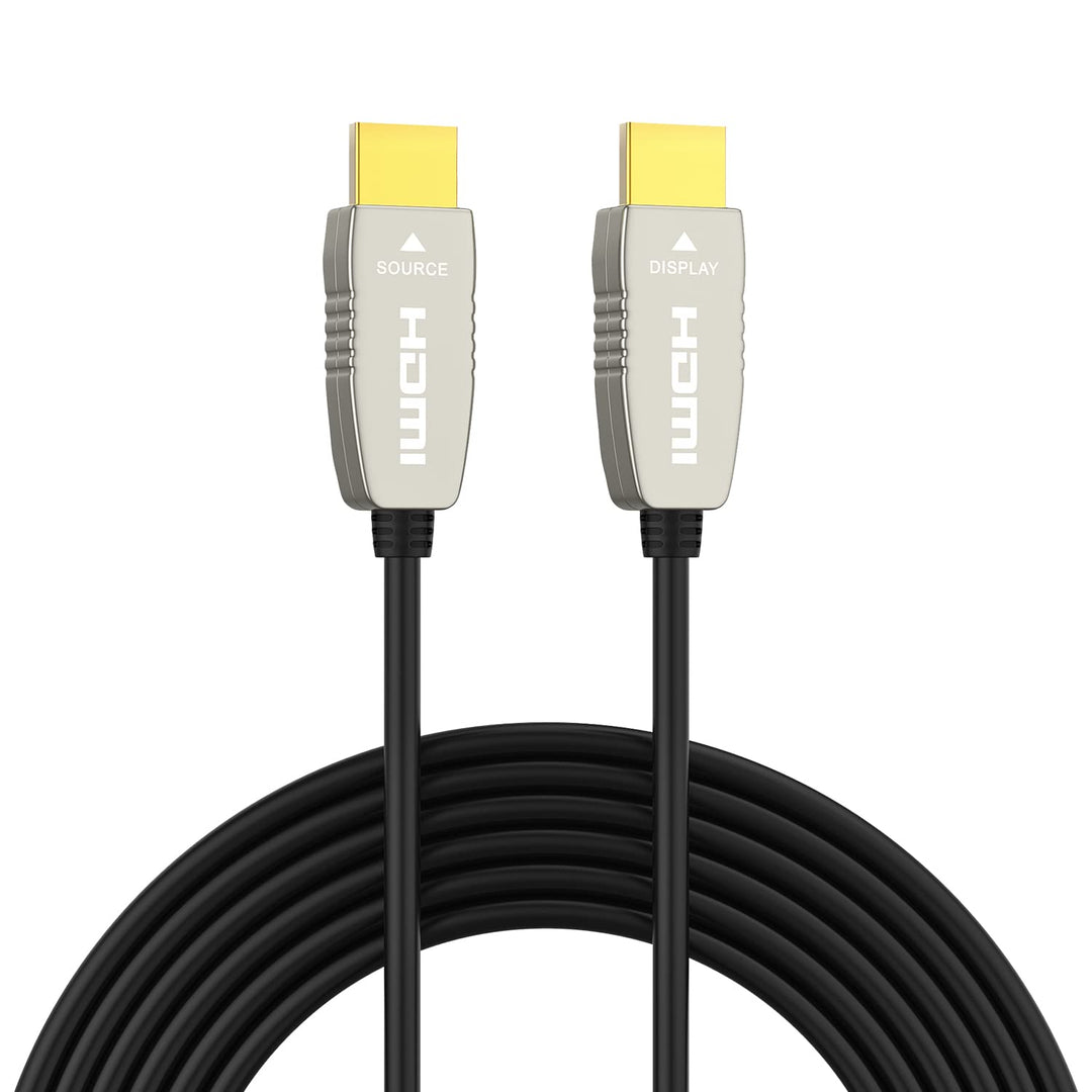 RUIPRO 4K HDMI 2.0b Glasfaserkabel, 4K@60Hz, HDR, ARC, ultradünn, 7 m | Glasfasertechnik reduziert S
