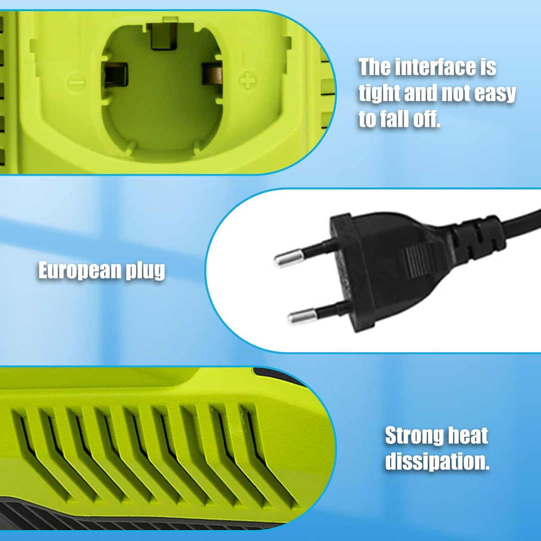 BCL14181H 9.6 V-18 V Lithium-Ionen und NI-Mh Ersatz für Ryobi Akkuladegerät ONE +