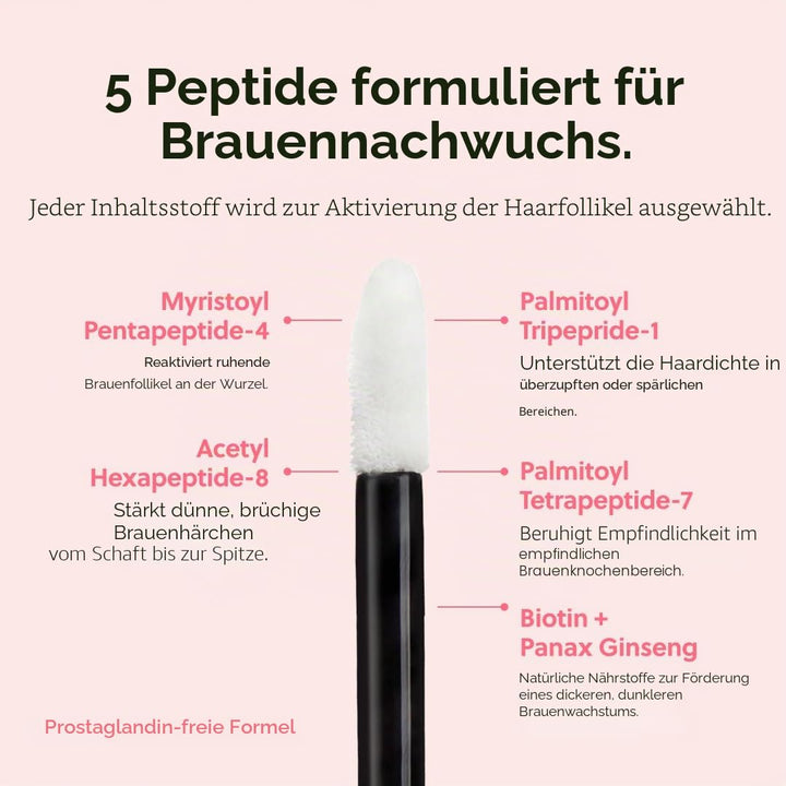 ForChics ForBrow Augenbrauenwachstumsserum für dickere Augenbrauen, natürlicher und organischer Cond
