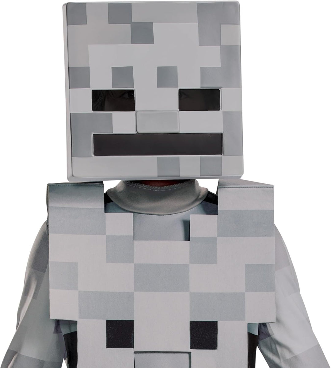 Minecraft Skeleton Costume for Kids, Video Game Inspired Character Outfit, Classic Child Size Medium